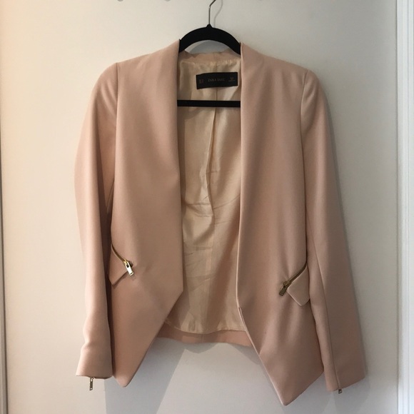 Zara zippered blazer - XS